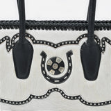 American Darling Tote Beautifully Hair On Genuine Leather women handbag