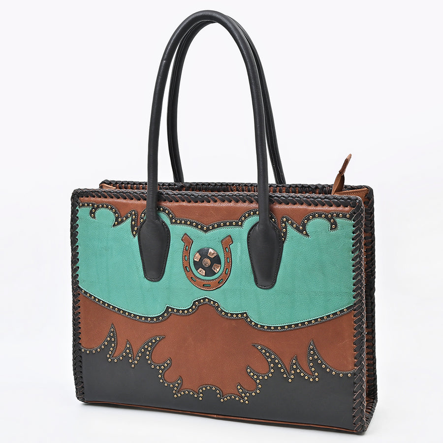 American Darling Tote Beautifully full grain Genuine Leather women handbag - Uhorse