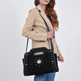 American Darling Clutch Beautifully Suede Genuine Leather women handbag Purse