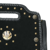 American Darling Clutch Beautifully Suede Genuine Leather women handbag Purse