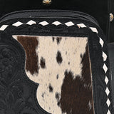 American Darling Sling Beautifully Hand Tooled Suede Genuine Leather women bag
