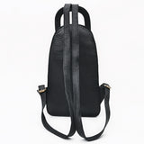 American Darling Sling Beautifully Hand Tooled Suede Genuine Leather women bag