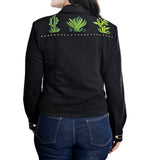 American Darling Genuine Woolen Fabric Women Shirt jacket dress ladies