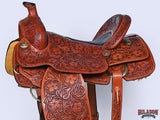 Hilason Western Horse Saddle American Leather Ranch Roping Cowboy
