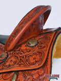 Hilason Western Horse Saddle American Leather Ranch Roping Cowboy