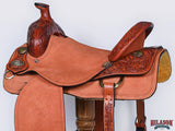 Hilason W. H. Saddle American Leather Ranch Roping Cowboy – Hilason