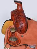 Hilason W. H. Saddle American Leather Ranch Roping Cowboy – Hilason
