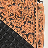 American Darling Tote Quilted Hand Tooled Genuine Leather Women Bag Western Handbag