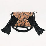 American Darling Envelope Beautifully Hand Tooled Genuine Leather women handbag