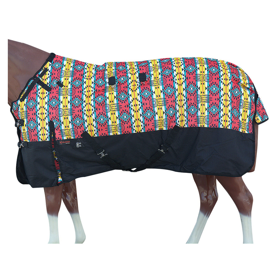 81 In HILASON 1200D Winter Waterproof Poly H. Hood Turnout Blanket by Hilason – Cowboy and equestrian accessories