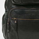 Spaghetti Western Vegetable Tanned Full Grain Genuine Leather Backpack for Travel & Laptop Bag for Men & Women YKK Zippers