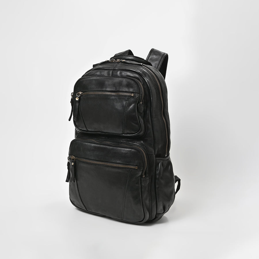 Spaghetti Western Vegetable Tanned Full Grain Genuine Leather Backpack for Travel and Laptop Bag for Men and Women - Uhorse