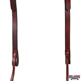 HILASON Western Horse American Leather Headstall Tack Plain Dark Brown