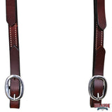 HILASON Western Horse American Leather Headstall Tack Plain Dark Brown