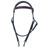 HILASON Western Horse American Leather Headstall Tack Dark Brown