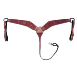 HILASON Western Horse American Leather Breast Collar Tack Brown