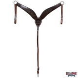 HILASON Western Horse American Leather Breast Collar Tack Plain Dark Brown