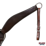 HILASON Western Horse American Leather Breast Collar Tack Plain Dark Brown