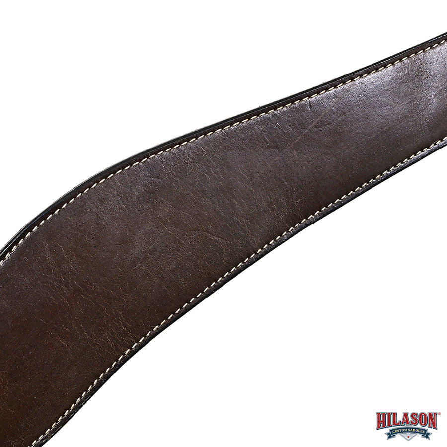 HILASON Western Horse Genuine Leather Breast Collar Tack Plain Dark Brown