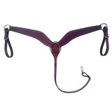 HILASON Western Horse American Leather Breast Collar Tack Dark Brown