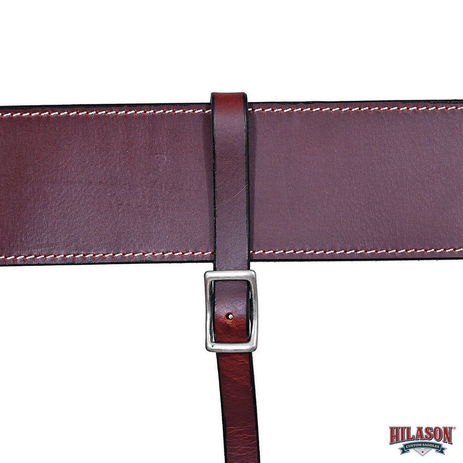HILASON Western Horse Genuine Leather Girth Cinch Dark Brown