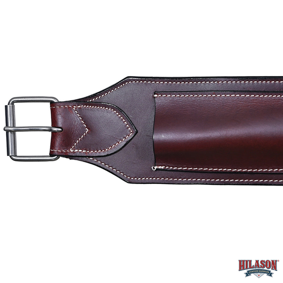 HILASON Western Horse Genuine Leather Girth Cinch Dark Brown