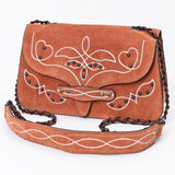 American Darling Crossbody Bag Suede Genuine Leather Women's Handbag