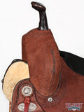 Hilason Western Horse Flex Tree Saddle American Leather Trail Barrel