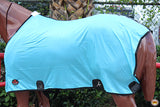 Hilason Western Horse Fly Sheet Uv Protect Mesh Bug Mosquito Summer Spring Turquoise