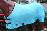 Hilason Western Horse Fly Sheet Uv Protect Mesh Bug Mosquito Summer Spring Turquoise