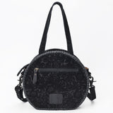 American Darling Canteen Bag Hand Tooled Genuine Leather Women's Handbag