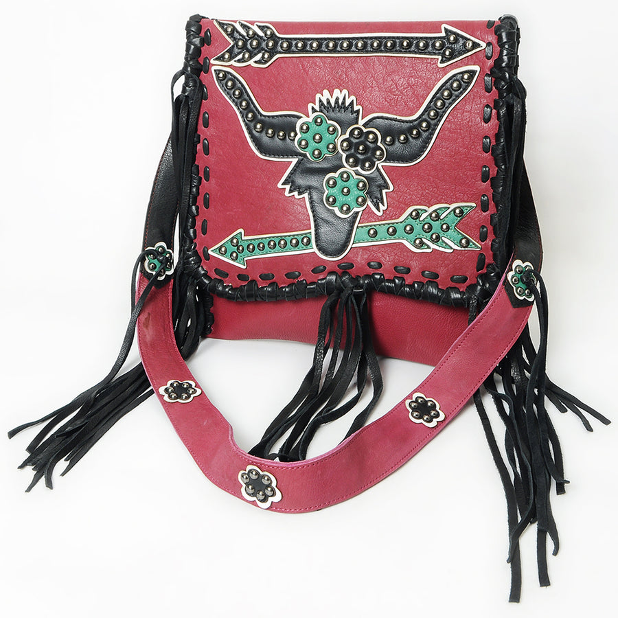 American Darling Messenger Beautifully Full Grain Genuine Leather women bag - Uhorse