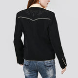 American Darling Western Apparel Embroidered Handcrafted Premium Fabric Heritage Jacket for Women