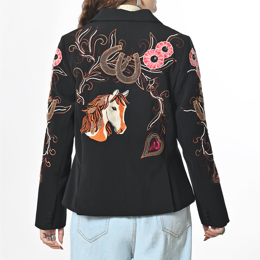 American Darling Western Apparel Bag Embroidered Premium Fabric Handcrafted Garment Carrier for Travel and Storage
