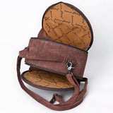 American Darling Canteen Genuine Suede Leather Women Bag W. Handbag