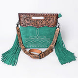 American Darling Crossbody Beautifully Hand Tooled Genuine Leather Women's Bag Western Handbag Purse| Bag