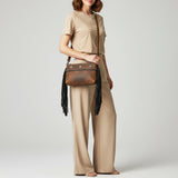 American Darling Small Crossbody Genuine Full Grain Leather Women Bag Western Handbag