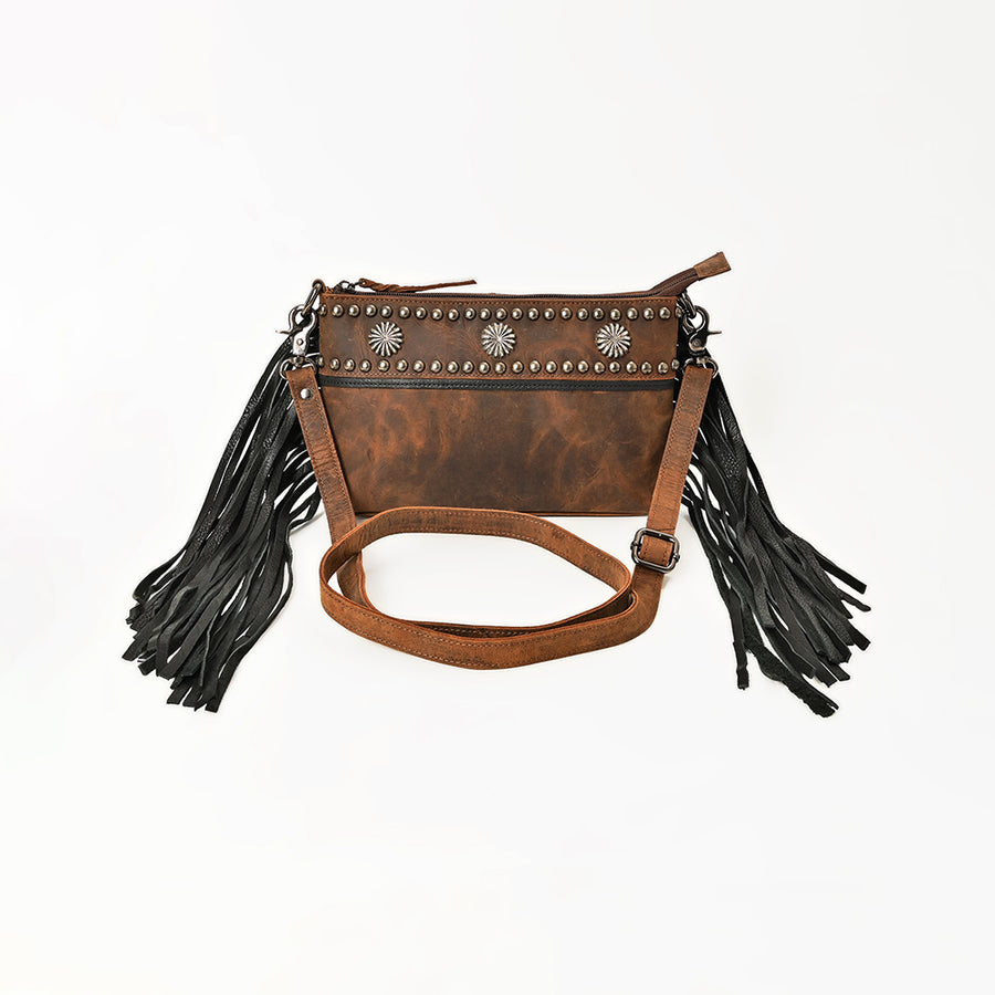 American Darling Small Crossbody Genuine Full Grain Leather Women Bag Western Handbag