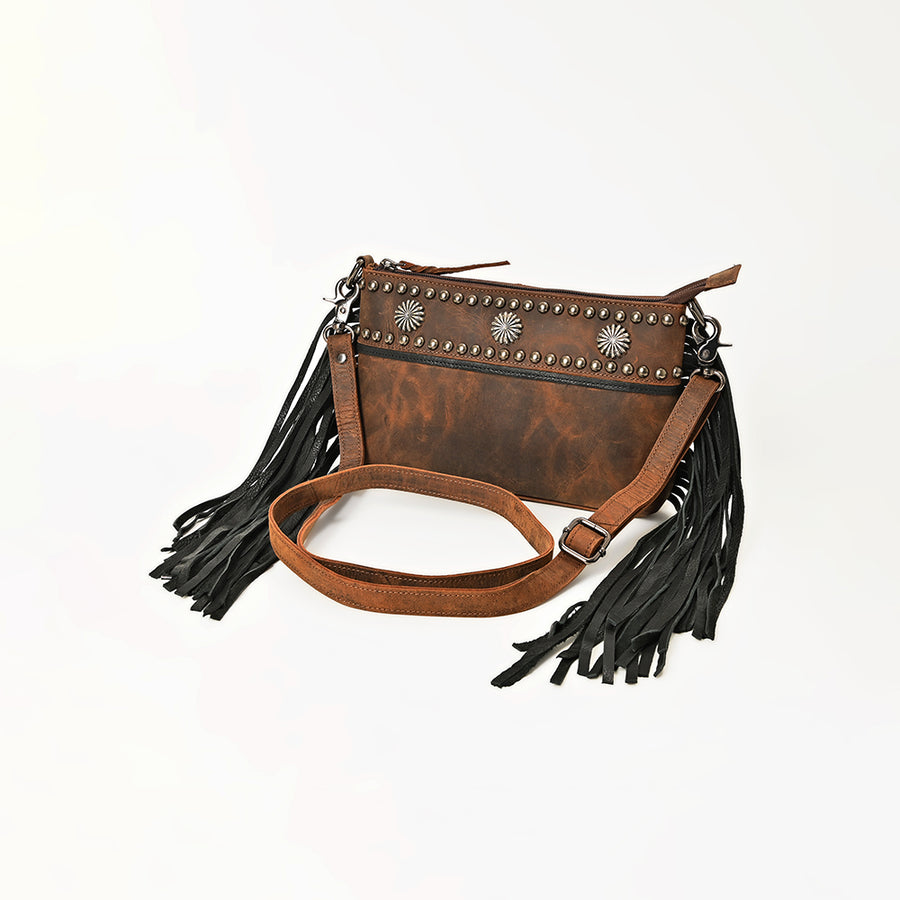 American Darling Small Crossbody Genuine Full Grain Leather Women Bag Western Handbag - Uhorse
