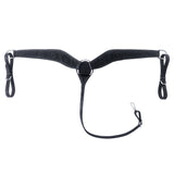 HILASON Western Horse American Leather Breast Collar Tack Black