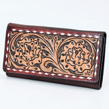 American Darling Wallet Hand Tooled Genuine Leather Women's Handbag Purse