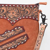 American Darling Chaps Bag Western Hand Tooled Genuine Leather Women's Handbag