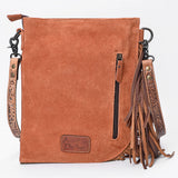 American Darling Chaps Bag Western Hand Tooled Genuine Leather Women's Handbag