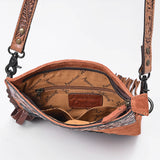 American Darling Chaps Bag Western Hand Tooled Genuine Leather Women's Handbag