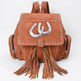 American Darling Backpack Western Suede Genuine Leather Women's Handbag