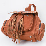 American Darling Backpack Western Suede Genuine Leather Women's Handbag