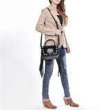 American Darling Women's Briefcase Western Genuine Leather Handbag