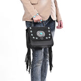 American Darling Women's Briefcase Western Genuine Leather Handbag