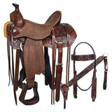 15 In Hilason W. H. Saddle Leather Ranch Roping Cowboy by Hilason – Cowboy and equestrian accessories