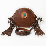 American Darling Canteen Bag Full Grain Genuine Leather Western Women | Handbag Purse Travel Clutch